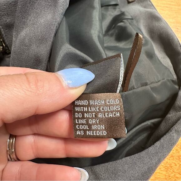 J McLaughlin Women's US 2 Pencil Skirt Soft Suede Mini Office Preppy Workwear - Picture 12 of 12